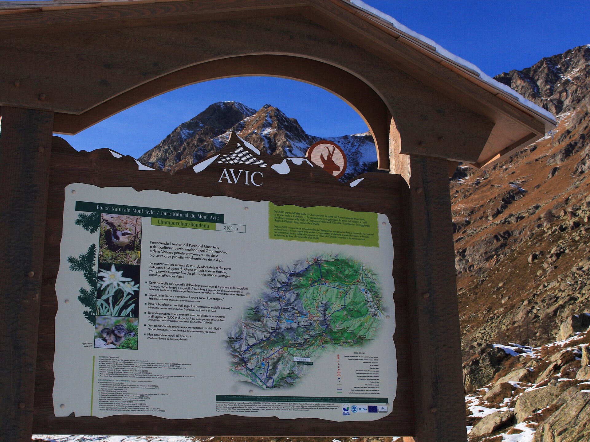 Mont Avic nature park