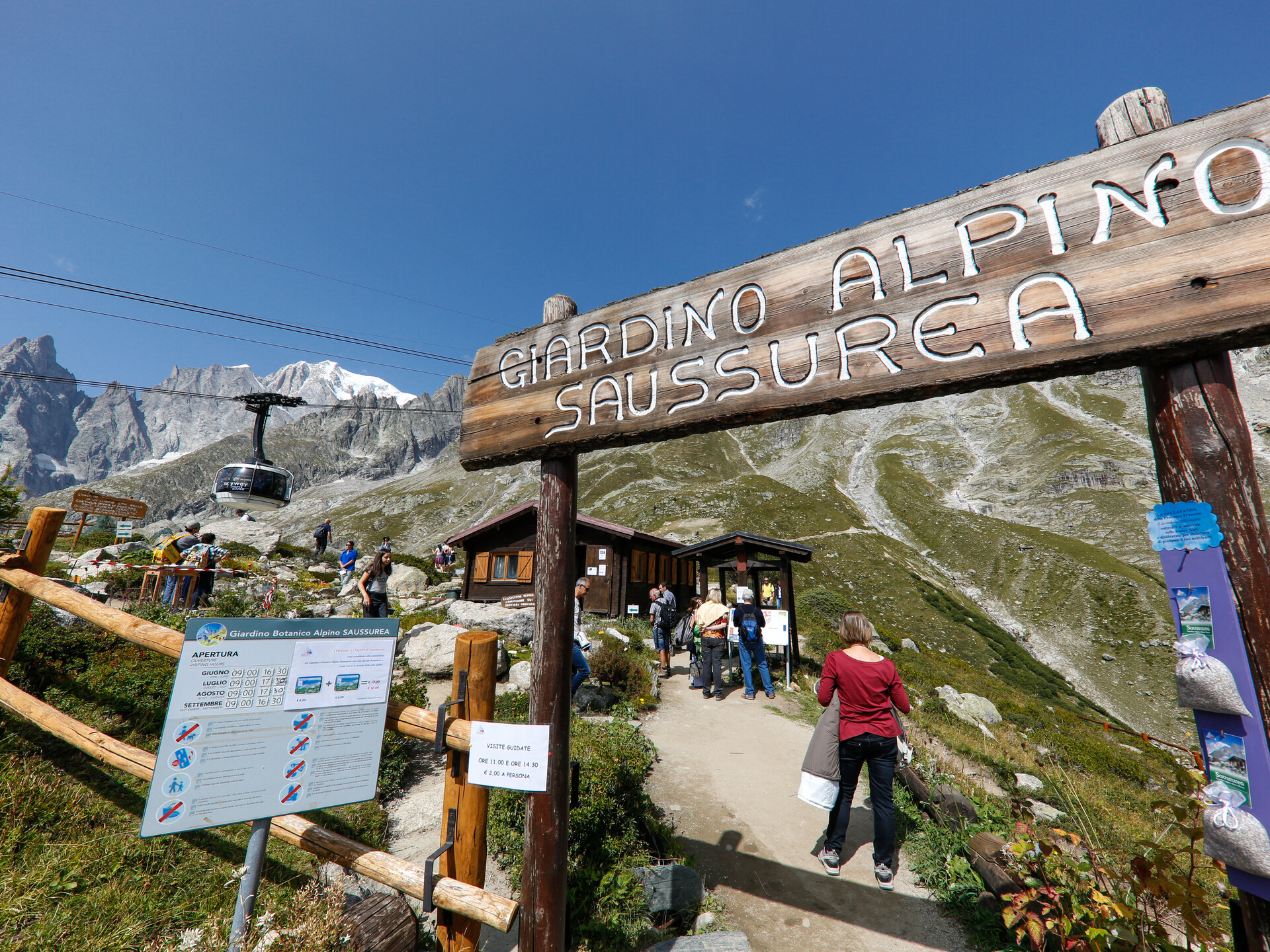 Giardino botanico alpino Saussurea